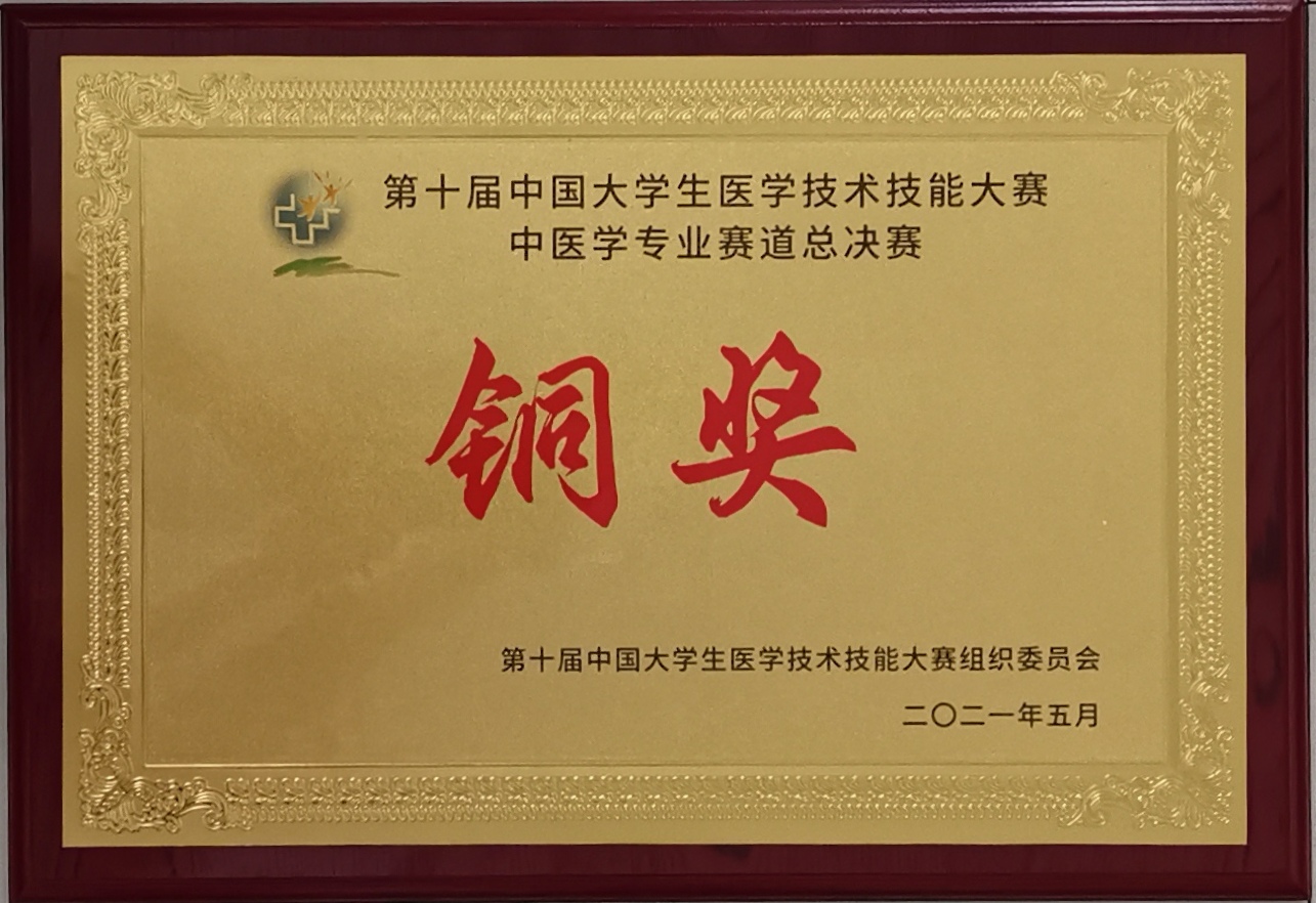 第十届中国大学生医学技术技能大赛全国总决赛铜奖.jpg